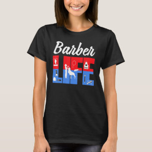 Camiseta Barbereños Cita Cosas Hairstylist Life Pole Stube