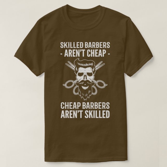 Camiseta Barbereros calificados Arenx27t Regalo Barber Bara (Diseño del anverso)