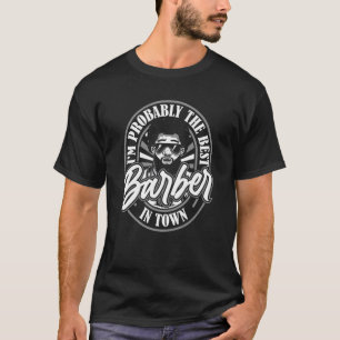 Camiseta Barbería Corte de pelo afro Coiffeur Barba Estil