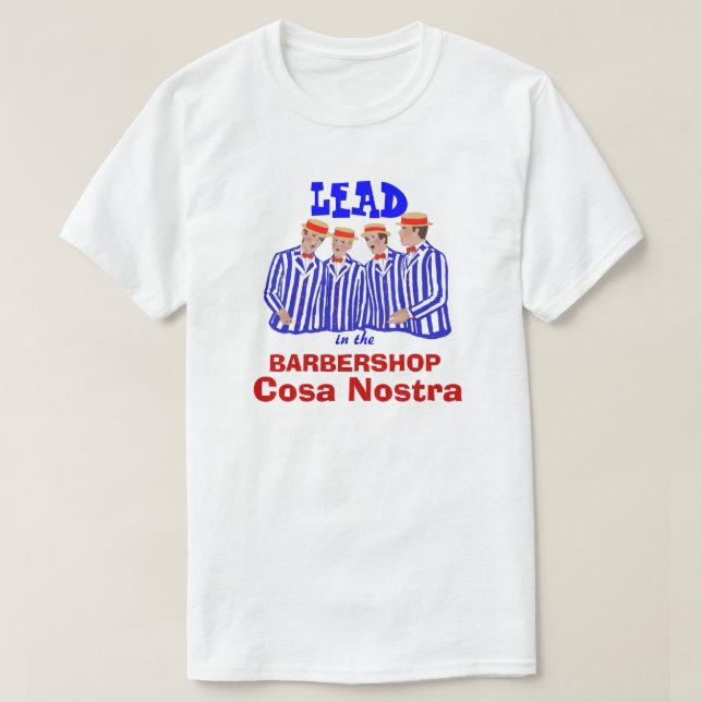 Camiseta Barbería Cosa Nostra (Diseño del anverso)