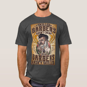 Camiseta barbería de barbereros calificados arenx27t barato