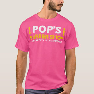 Camiseta Barbería Popx27s Recortes Regulares Forma Fades Up