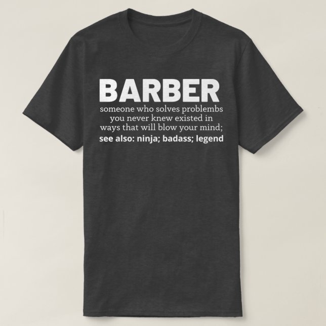 Camiseta barbero 67 (Diseño del anverso)