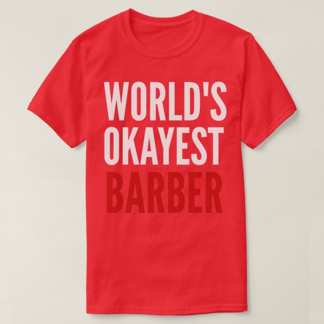 Camiseta Barbero más atractivo del mundo 4 (Diseño del anverso)