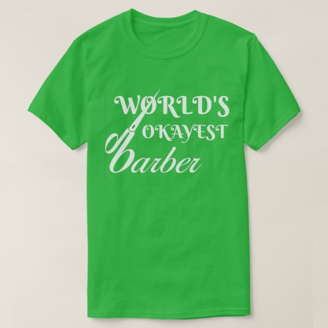 Camiseta Barbero más atractivo del mundo 6 (Diseño del anverso)