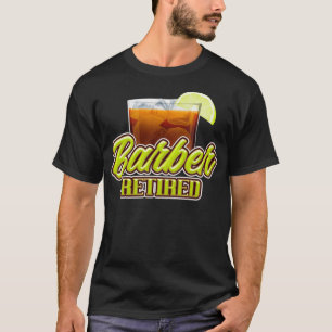 Camiseta Barberos retirados relajándose con una bebida