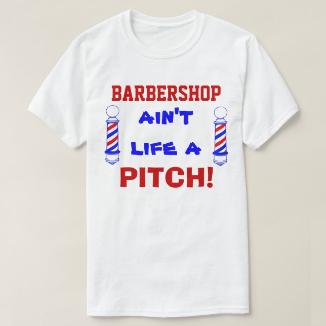 Camiseta Barbershop (Diseño del anverso)