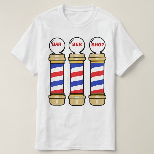 Camiseta Barbershop (Diseño del anverso)