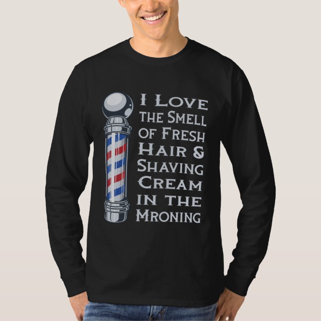 Camiseta Barbershop Barber Coiffeur Haircut Beard Barbersho (Anverso)