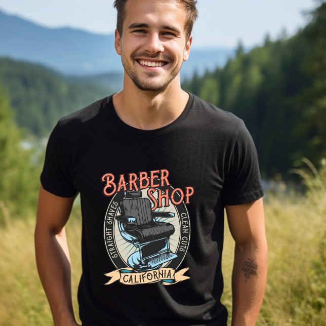 Camiseta Barbershop California T-Shirt (Subido por el creador)