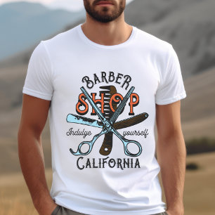 Camiseta Barbershop de California indulge tu auto-camiseta