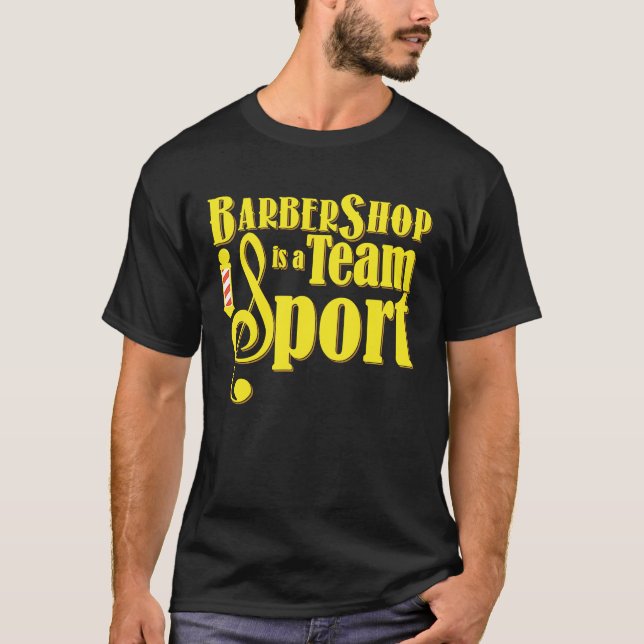 Camiseta Barbershop es un cuarteto de Barbershop de Team Sp (Anverso)