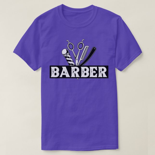 Camiseta Barbershop Haircut (Diseño del anverso)