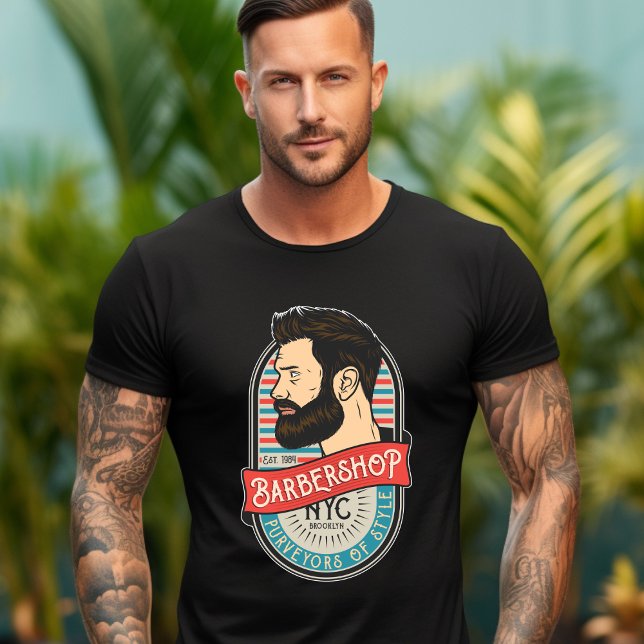 Camiseta Barbershop NYC T-Shirt (Subido por el creador)