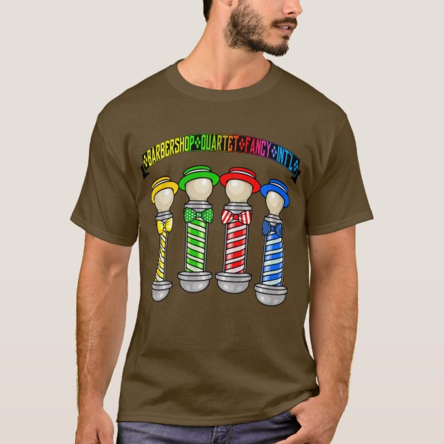 Camiseta Barbershop Quartet Fancy Int. (Anverso)