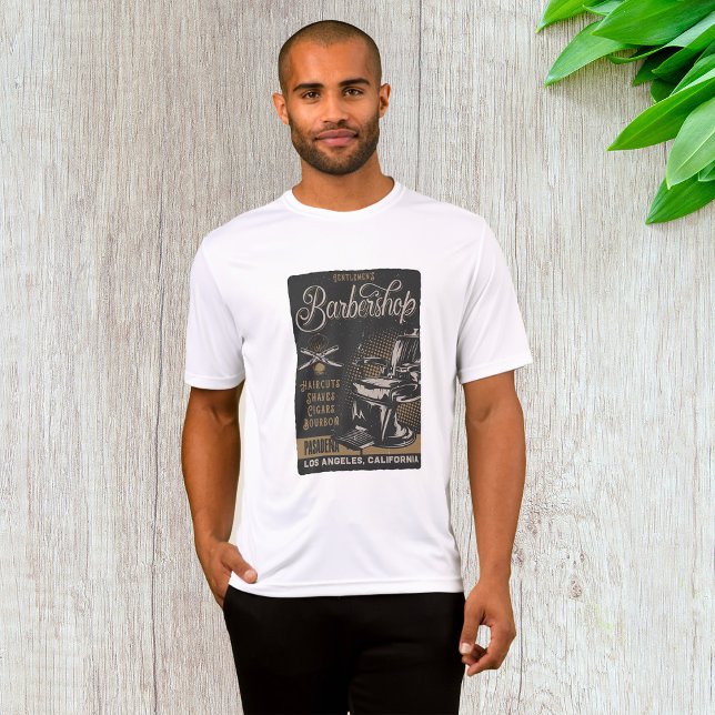 Camiseta Barbershop Retro Hairlows Shaves (Subido por el creador)