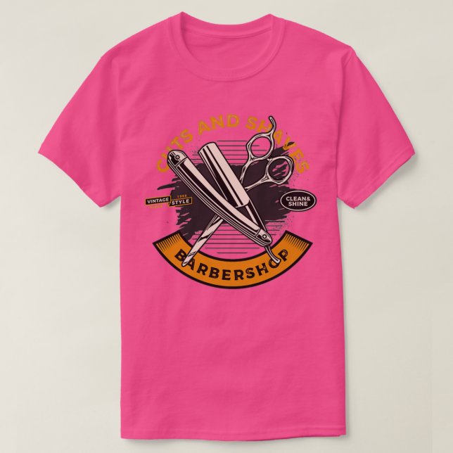Camiseta Barbershop Shave Bebe Barber 2 (Diseño del anverso)