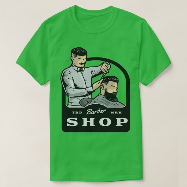 Camiseta Barbershop Shave Bebe Barber 3 (Diseño del anverso)