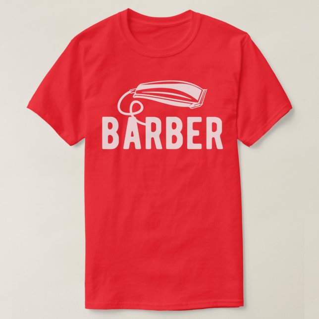 Camiseta Barbershop Tool Barber (Diseño del anverso)