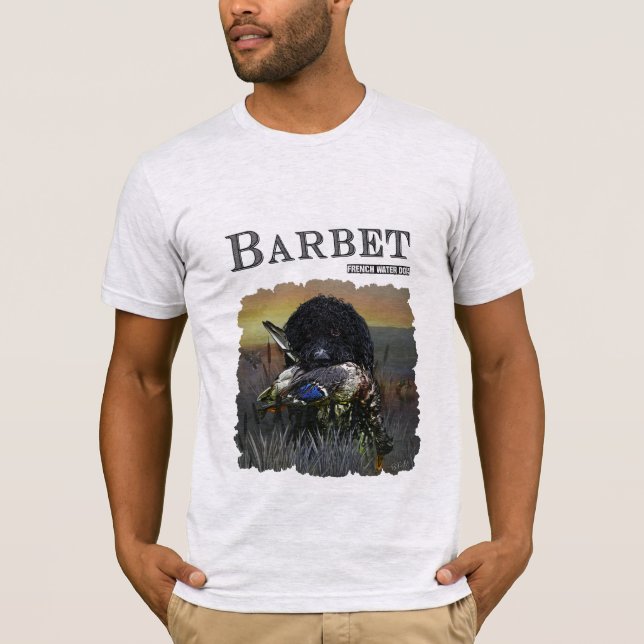 Camiseta Barbet , Perro de Agua Francés (Anverso)