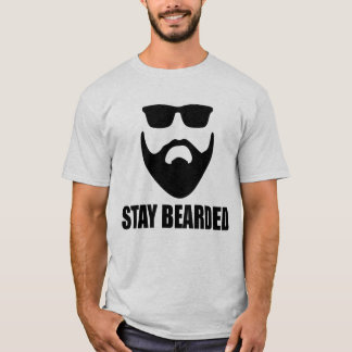 Camiseta barbuda de la barba de la estancia de los