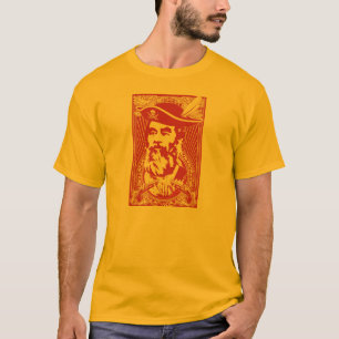 Camiseta barbuda del retrato de Saddam Hussein