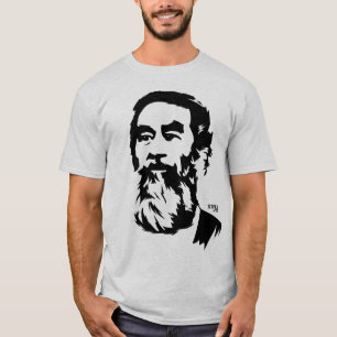 Camiseta barbuda del retrato de Saddam Hussein
