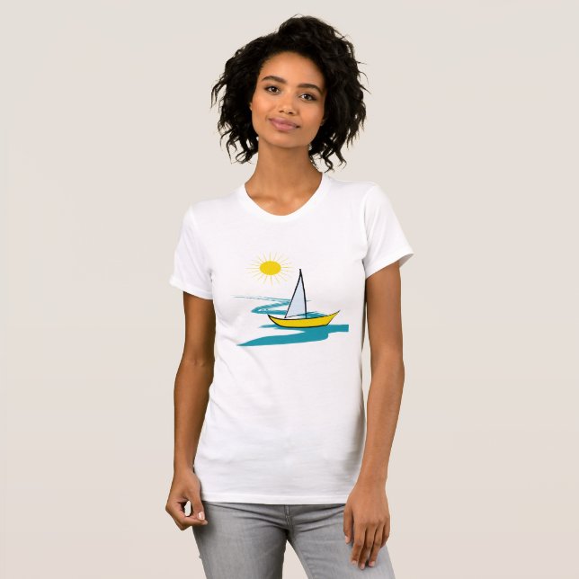 Camiseta Barca de vela (Anverso completo)