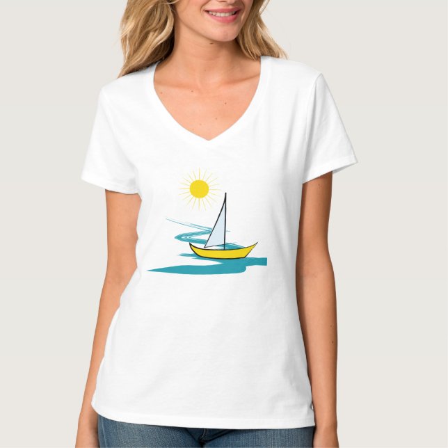 Camiseta Barca de vela (Anverso)