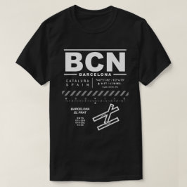 Camiseta Barcelona - Aeropuerto de El Prat BCN T-Shirt