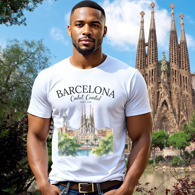 Camiseta Barcelona Beauty – Iconic Cathedral & City  (Subido por el creador)