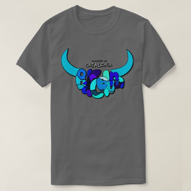 Camiseta Barcelona Cataluña (Diseño del anverso)