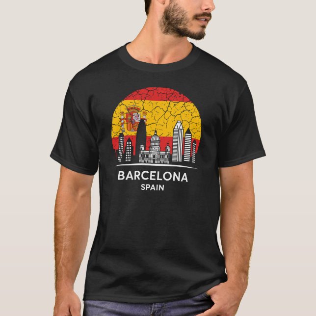 Camiseta Barcelona City España (Anverso)