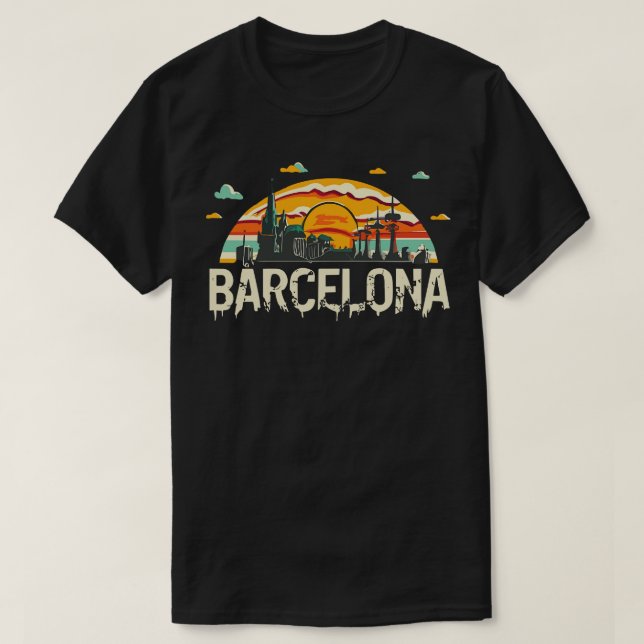 Camiseta Barcelona Ciudad de España (Diseño del anverso)