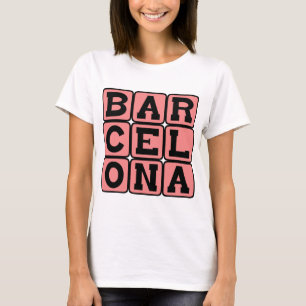 Camiseta Barcelona, Ciudad en España