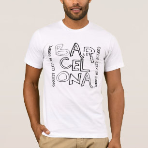 Camiseta Barcelona es fresca - Modernist (los colores
