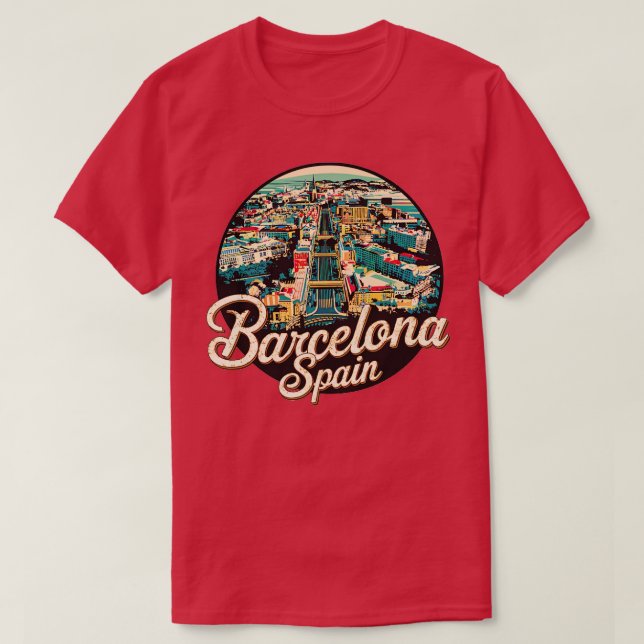 Camiseta Barcelona España (Diseño del anverso)