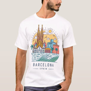 CAMISETA BARCELONA, ESPAÑA