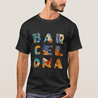 Camiseta Barcelona España Clip Mosaico España