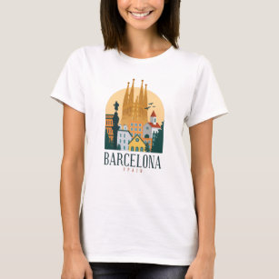 Camiseta Barcelona España Cute regalo de viaje España Ciuda