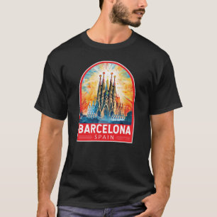 Camiseta Barcelona España La Sagrada Familia