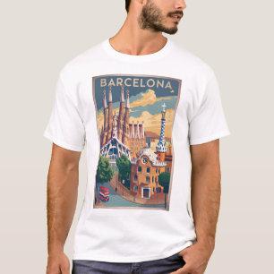 Camiseta Barcelona España vintage