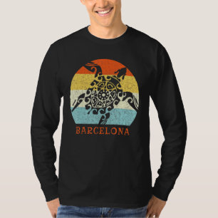 Camiseta Barcelona España Vintage Retro Turca Europea Vaca