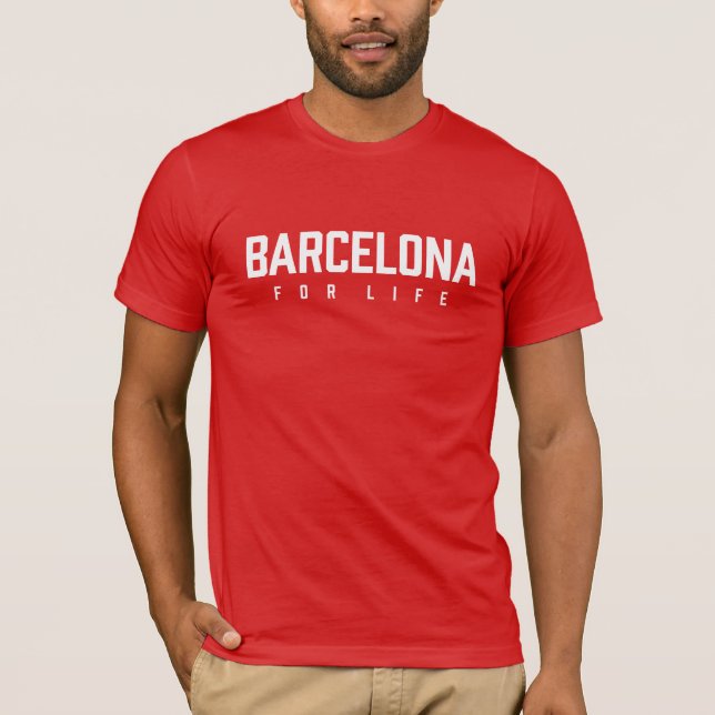 Camiseta Barcelona For Life (Anverso)