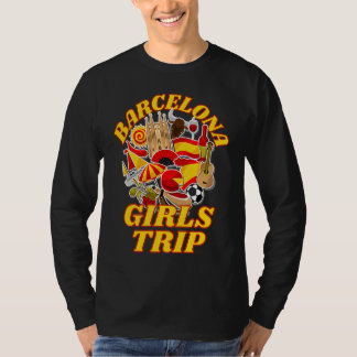 Camiseta Barcelona Girls Trip Girls' Holiday Gadget