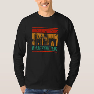 Camiseta Barcelona Retro España Viaja Espana Turista Vacati