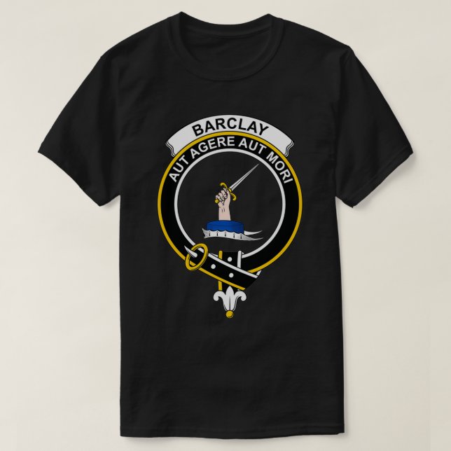 Camiseta Barclay Escudo Tartan Clan Scottish Clan (Diseño del anverso)