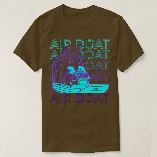 Camiseta Barco aéreo Baterías de navegación aérea Barco ret (Diseño del anverso)