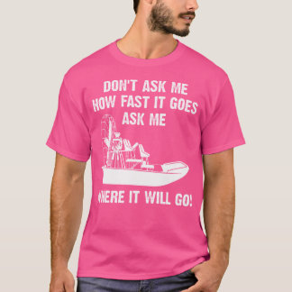 Camiseta Barco Aéreo Divertido Para Hombres Capitán De Airb