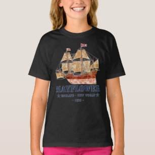 Camiseta Barco alto Mayflower - Inglaterra al Nuevo Mundo e